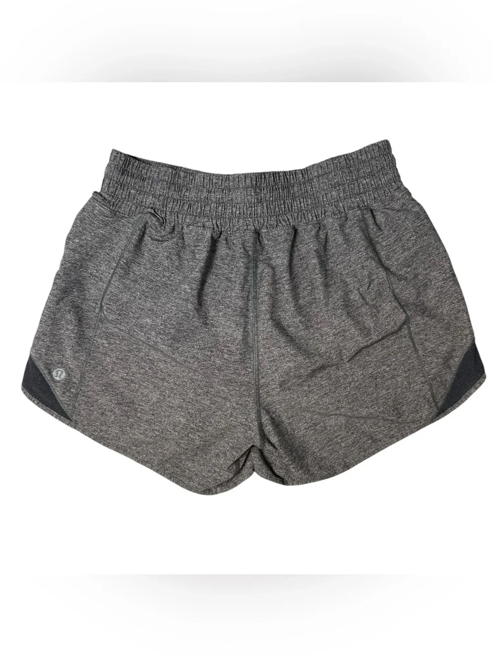 Lululemon Gray Lined Running Shorts Size 4
